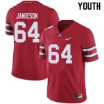 Youth Ohio State Buckeyes #64 Jack Jamieson Red Nike NCAA College Football Jersey Colors PRH8244XS